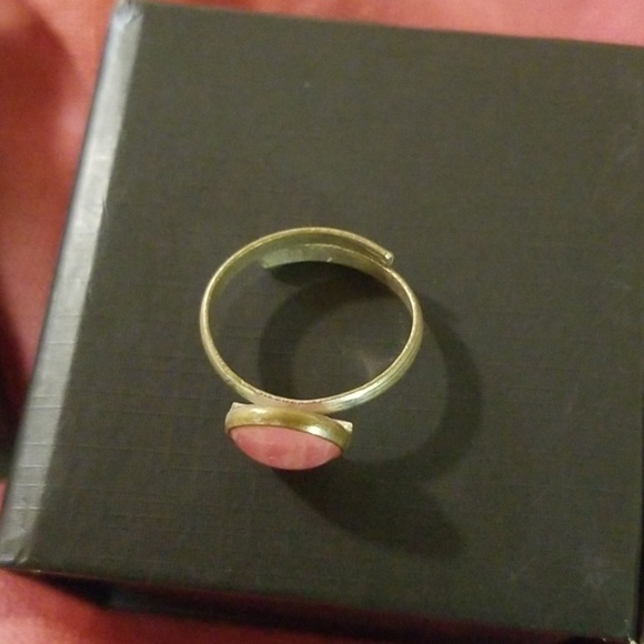 Rhodochrosite ring - Picture 2 of 2